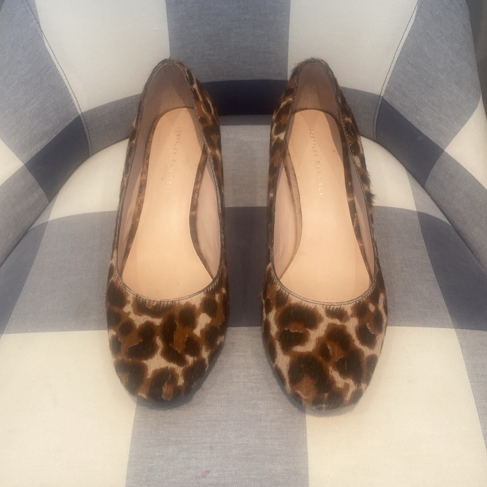 Loeffler Randall Leopard Print Hair-calf Heels - 8.5